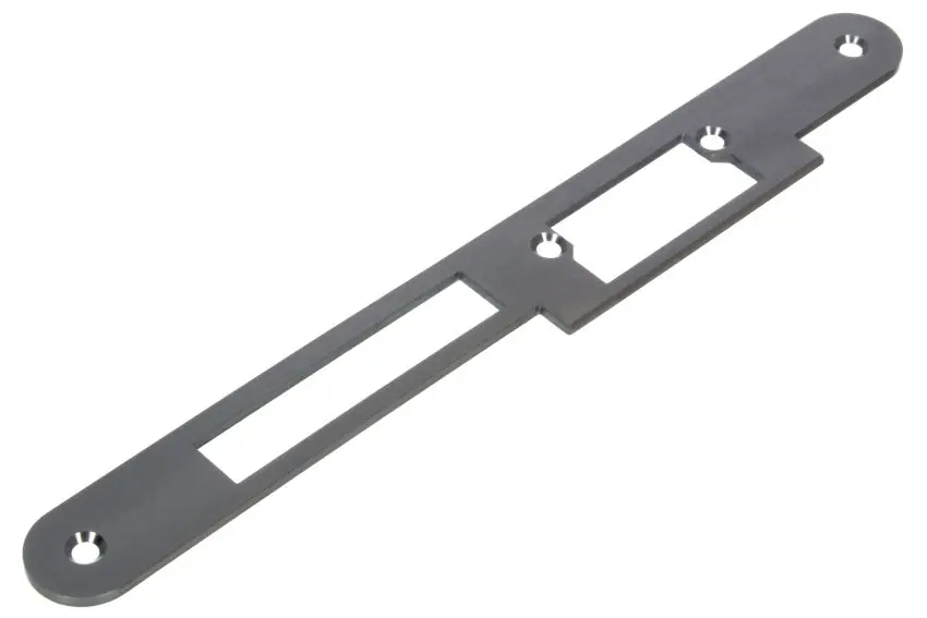 Bestseller Blacha płaska elektrozaczepu z wyślizgiem długi BIRA, 250x24x3 mm / stal nierdzewna