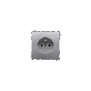Bestseller Simon Basic Gniazdo z uziemieniem (moduł) 16A, szybkozłącza, stal inox BMGZ1C.01/21