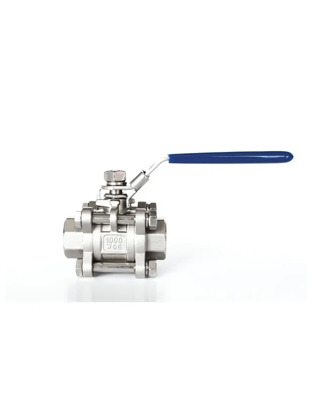 Nie przegap Zawór kulowy gwintowany Flowmatik R 2 GW PN63, 3-elementowy, PTFE, stal 316, z blokadą