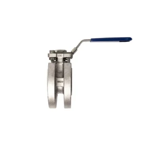 Niska cena Zawór kulowy międzykołnierzowy Flowmatik DN80 nierdzewny 316, PTFE, z płytą ISO5211, z blokadą