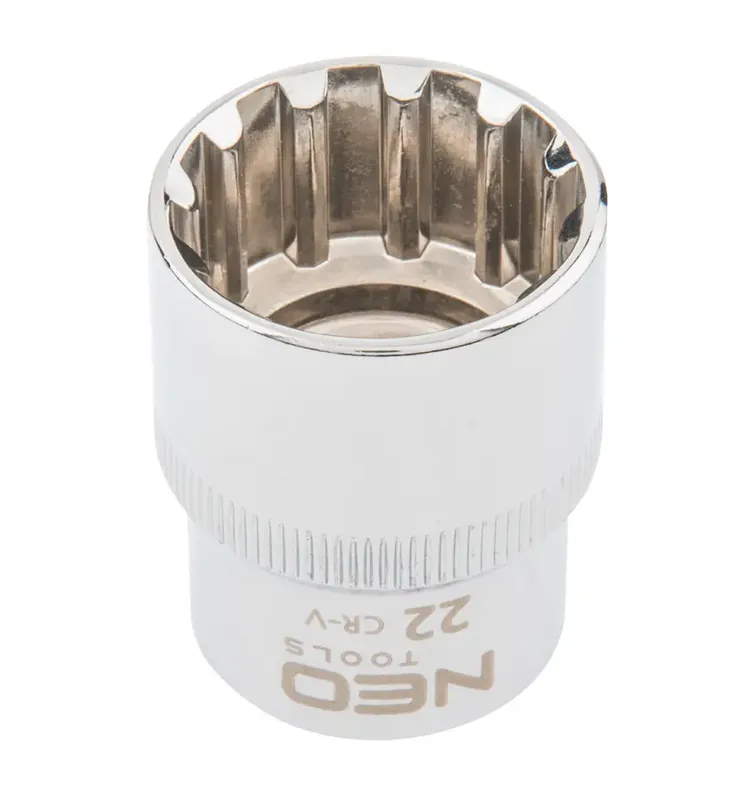 Bezpieczna płatność Nasadka Spline 1/2", 22 mm NEO Tools 08-594