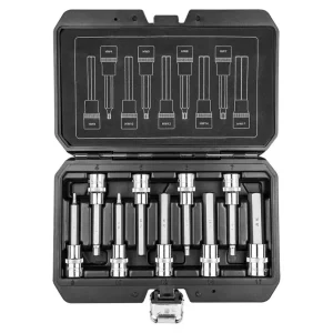 Zniżka KOŃCÓWKI SZEŚCIOKĄTNE NA NASADCE 100 MM ZESTAW 9 SZT 08-706 NEO TOOLS