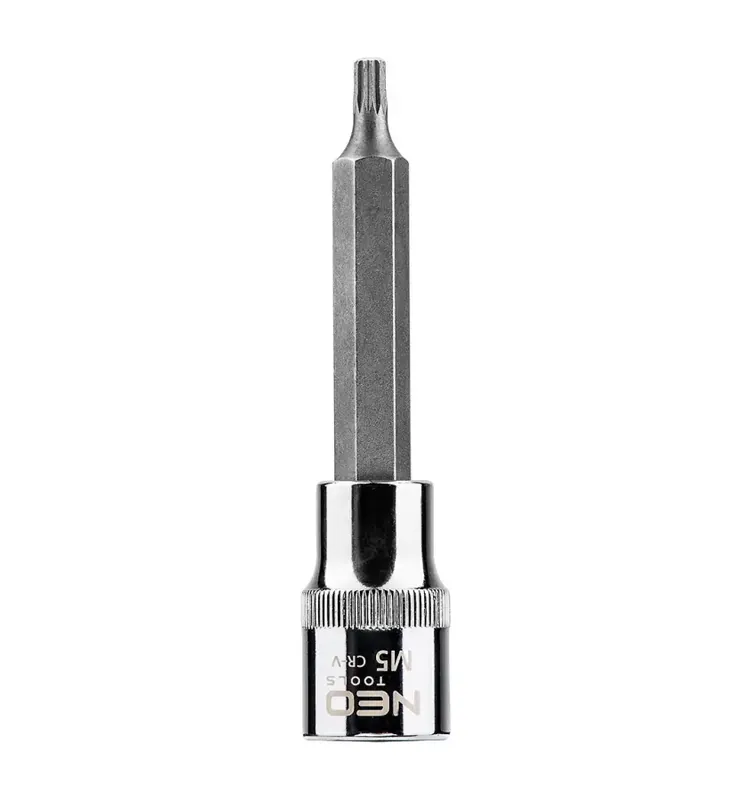 Bestseller Końcówka Spline na nasadce 1/2", M5 x 100 mm NEO Tools 08-740