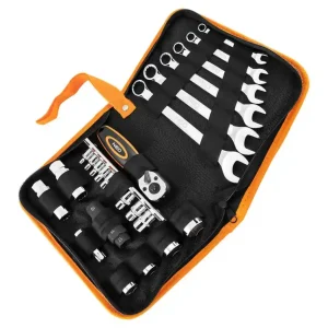 Zestaw narzędzi do motocykla - 25 szt. - miękkie etui NEO Tools 10-500 Bezpieczne zakupy