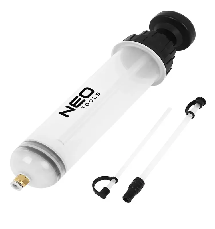 Bezpieczne zakupy Strzykawka do płynów eksploatacyjnych 500ml NEO Tools 10-806