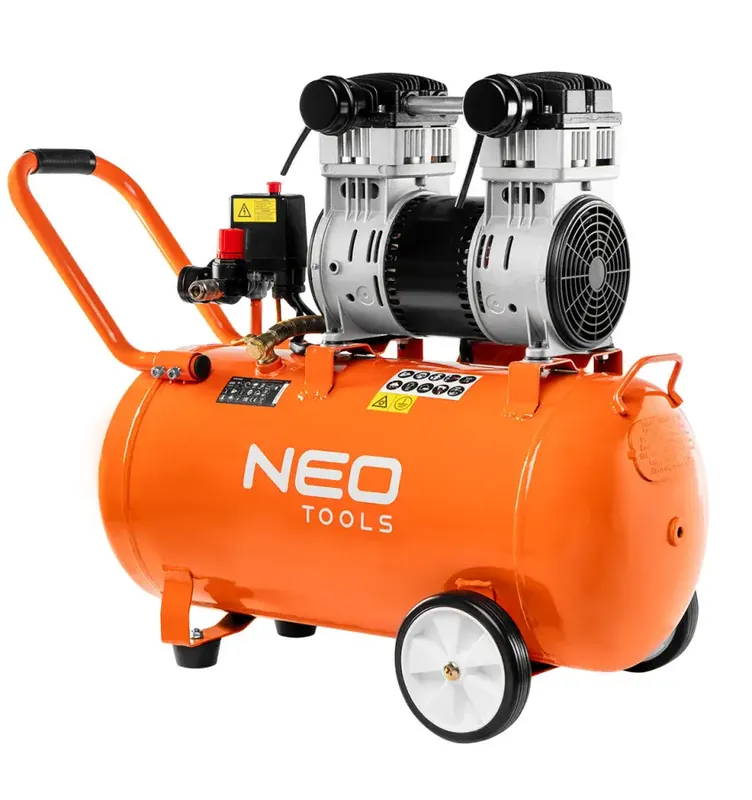 Bezpieczna płatność Kompresor bezolejowy 50 l NEO Tools 12K022