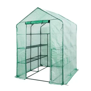 Szklarnia 143 x 143 x 195 cm, folia PE 135g, metalowa konstrukcja NEO Tools 15-911 Zniżka
