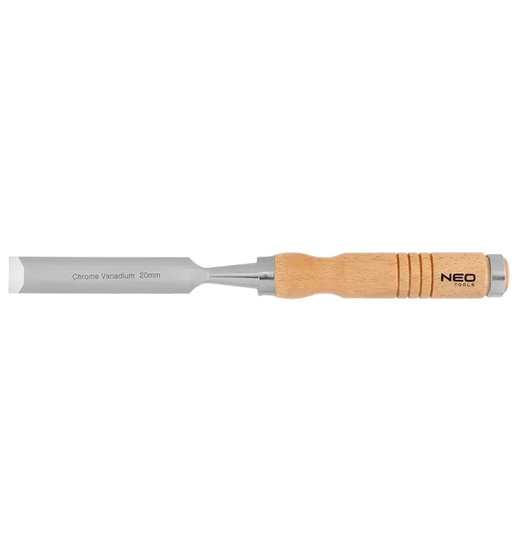 Bestseller Dłuto 20 mm, CRV, uchwyt drewniany NEO Tools 37-820