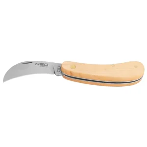 Bezpieczna płatność Nóż monterski sierpak, drewniane okładki NEO Tools 63-016