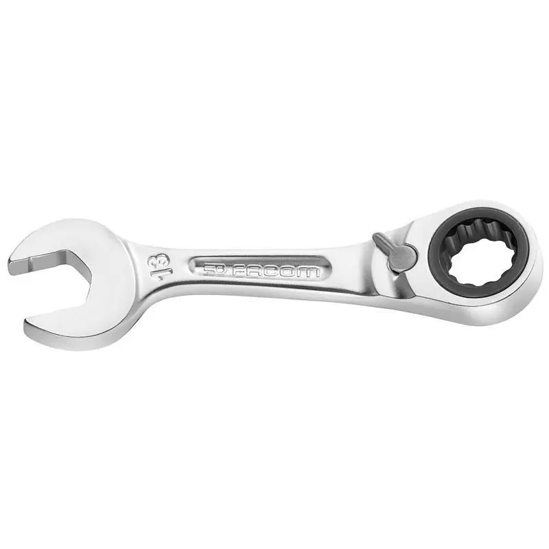 Ostatnie sztuki 467BS.12 - Klucz oczkowo-płaski grzechotkowy krótki, 12 mm