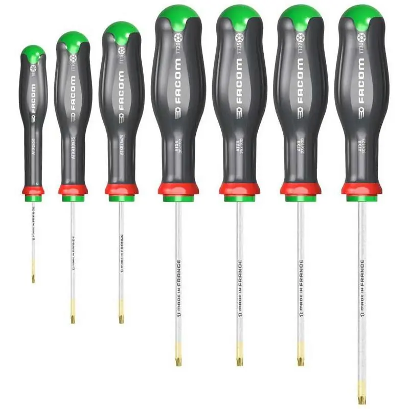 Promocja ATXR.J7PB - Zestaw 7 wkrętaków Protwist® do śrub Torx® i Resistorx®, T8, TT10 - TT30