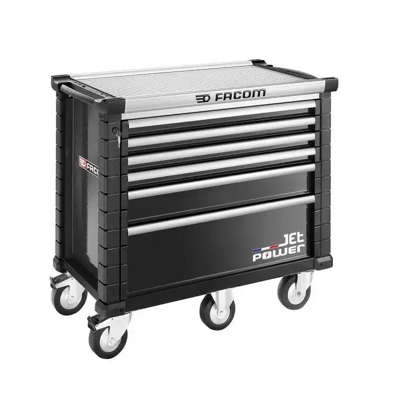 Cena promocyjna JET.6NM5APOWER - Wózek JET POWER, 6 szuflad, 5 modułów na szufladę, czarny