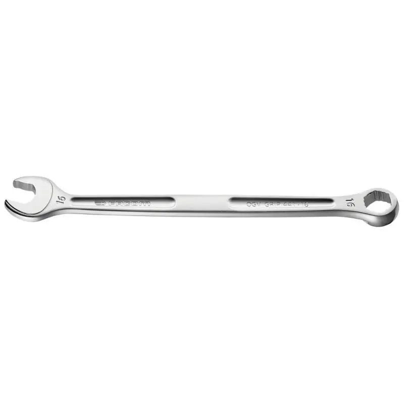 441.16 - Klucz oczkowo-płaski długi do obrobionych śrub 6-kątnych OGV® GRIP, 16 mm Bezpieczne zakupy