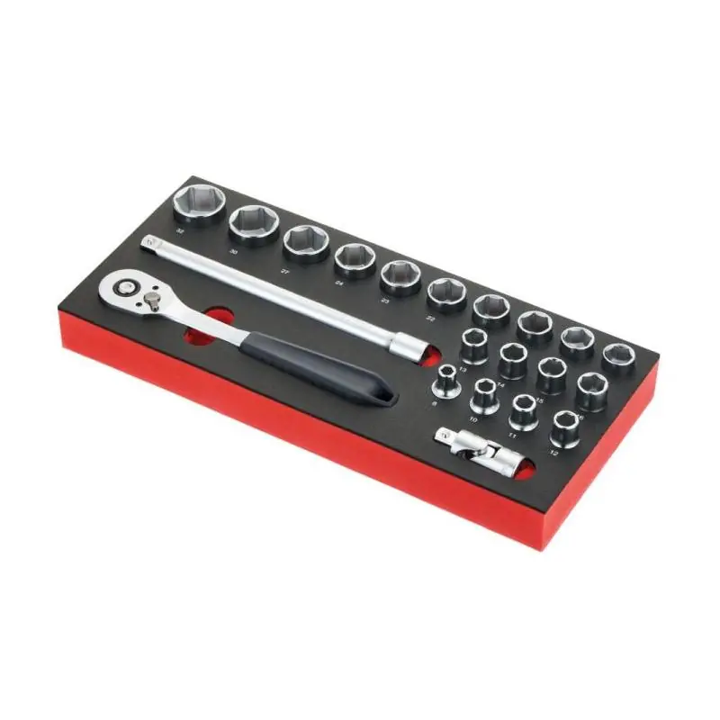 MODM.SL151-21 - Moduł nasadek i akcesoriów 1/2", 8 - 32 mm (21 szt.), wkładka piankowa Nie przegap