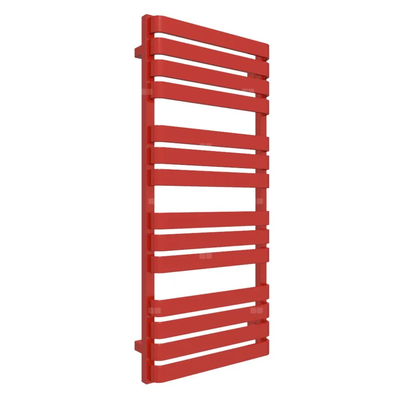 Grzejnik drabinkowy TERMA WARP T, podłączenie ZX, wym. 1110 x 500 mm, kolor czerwony drogowy RAL3020, moc 553W Premium
