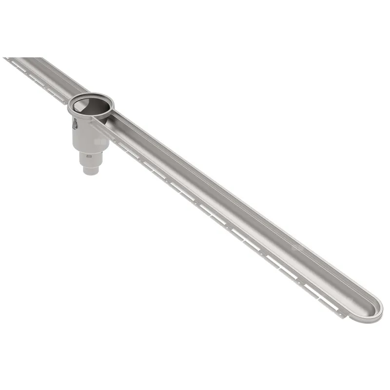 Super okazja HYGIENICPRO Korpus kanału (do dokupienia syfon typ 562, kosz osadczy typ 780 oraz ruszt typ 697.250.150.50 ) wymiar 150x9000 C OUTLET odpływ na środku, wysoki model kosz osadczy 780.004.030.05