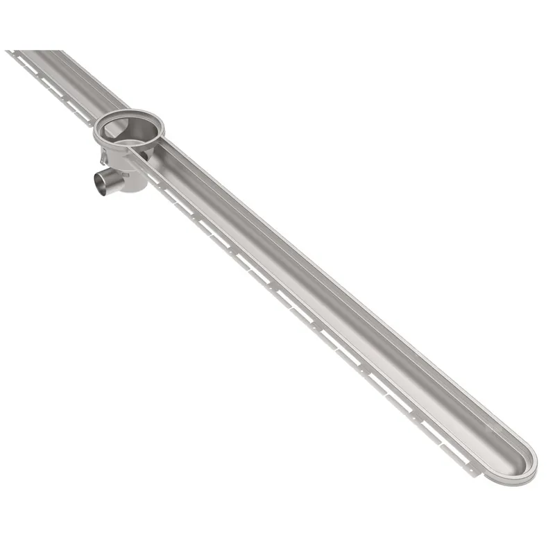 HYGIENICPRO Korpus kanału (do dokupienia syfon typ 562, kosz osadczy typ 780 oraz ruszt typ 697.250.150.50 ) wymiar 150x1000 C OUTLET odpływ na środku poziomy, niski model kosz osadczy 780.004.010.05 Łatwy zwrot