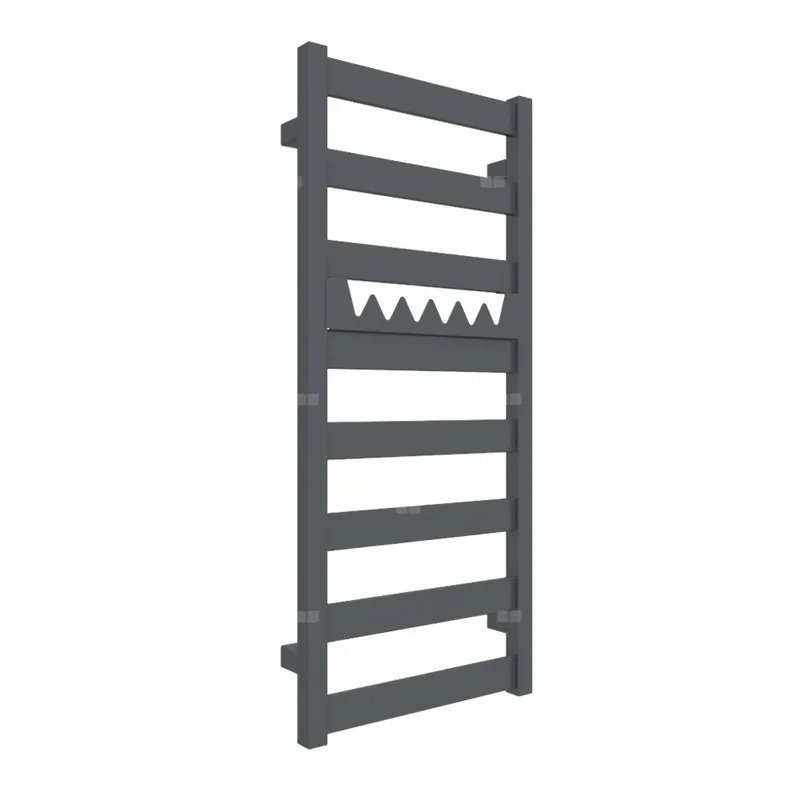 Grzejnik drabinkowy TERMA VIVO, podłączenie SX, wym. 910 x 400 mm, kolor czarny anodowy, moc 295W Promocja